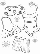 Bain Maillots Colorant Swimsuits Template sketch template