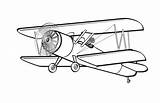 Biplane Ww1 Cessna Airplanes Clipartmag Fashioned sketch template