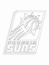 Coloring Pages Logo Suns Thunder Printable Nba Oklahoma City Phoenix Sport Print Getcolorings Getdrawings Search sketch template