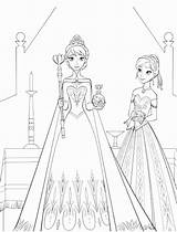Frozen Fever Elsa Coloring Pages Getdrawings sketch template