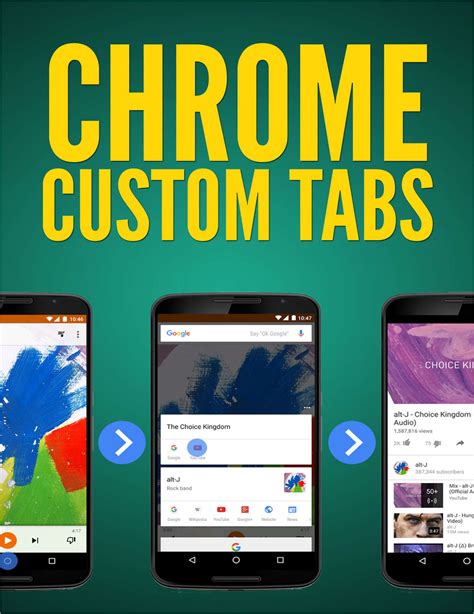 chrome custom tabs  eguide