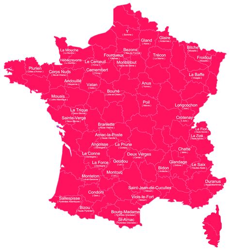 notre carte des noms de villes les  droles en france news paris