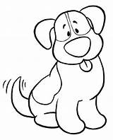 Coloring Dog Clip Clipart Color sketch template