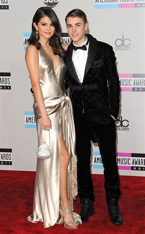 justin bieber and selena gomez from best american music awards couples