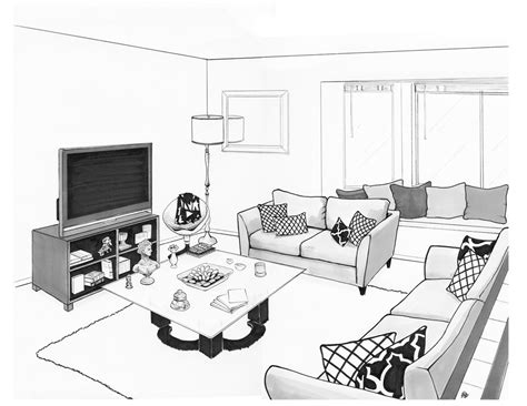 living room  buildings  architecture  printable