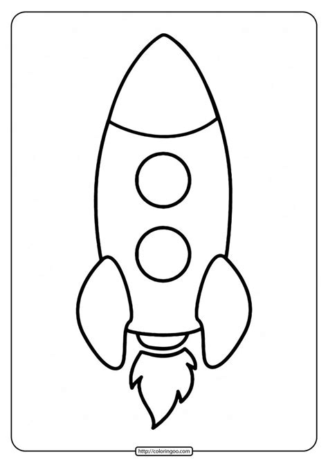 easy rocket coloring pages  kids coloring pages  kids coloring