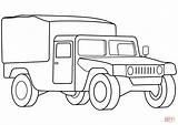 Coloring Pages Military Vehicle Medical Printable Drawing sketch template