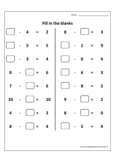 year  maths worksheets learning printable