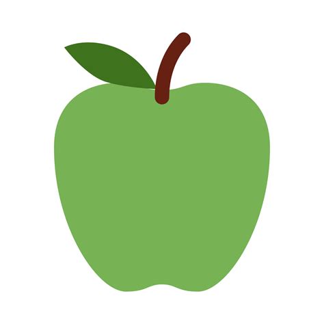 green apple emoji  emoji