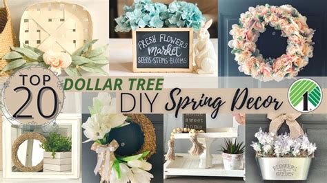 top  dollar tree diy spring decor youtube