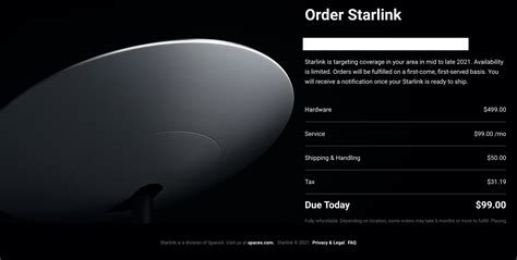 spacex starlink opens preorders  slots  limited   region
