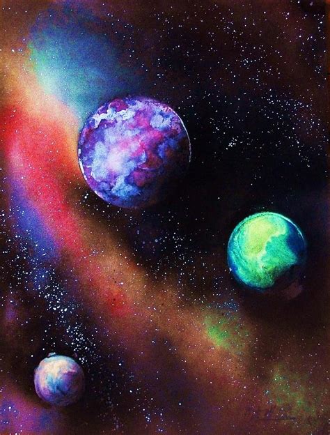 space painting painting