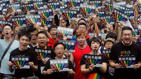 taiwan legislature approves asia s first same sex marriage law the