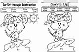 Coloring Addition Pages Subtraction Kindergarten Math Color Sheets Worksheets Printable Freebie Grade Adding Mixed Number Fun Equation Worksheet Educational Kellyandkimskindergarten sketch template