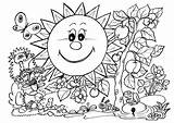 Coloring Nature Pages Around House Popular sketch template