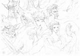 Nomura Fantasy Final Tetsuya Sketches Artwork Cast Ffv Favorite Era Mission Front Sketch sketch template
