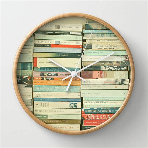 Bookworm Wall Clock 30 33 Book Themed Ts For The Literature
