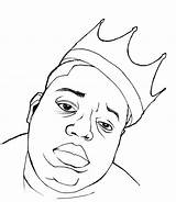 Biggie Coloring Notorious Smalls Drawing Easy Big Drawings Pages Caricature Small Tupac Sketch Simple Cool Ca Hop Hip Search Again sketch template