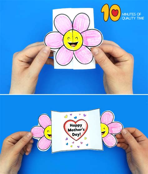 happy mothers day card template  minutes  quality time