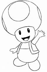 Toad Pages Nintendo Coloring Template sketch template