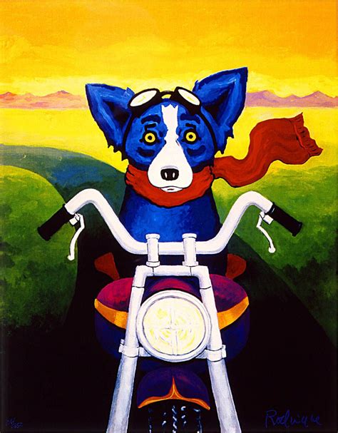 george rodrigues  faster breed  images blue dog art blue dog painting dog artist
