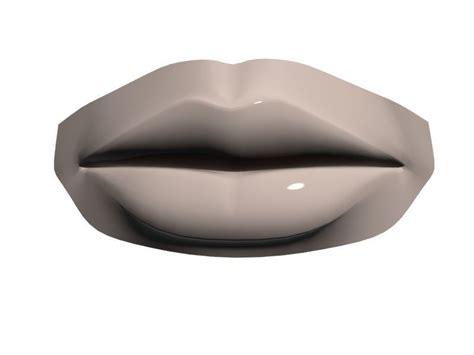 Woman Lips 001 3d Model Cgtrader