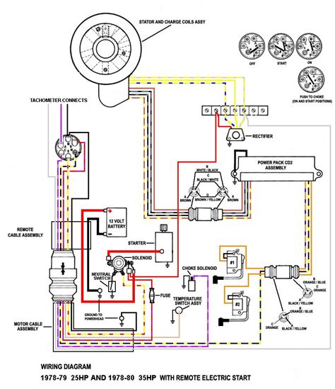 evinrude motor switch wiring diagram