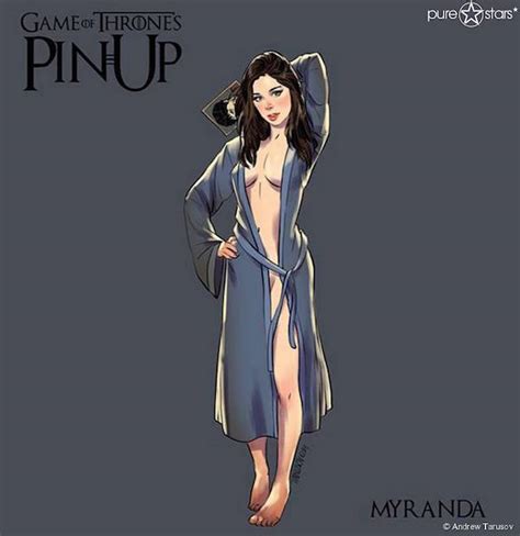 les filles de game of thrones version pin up sexy