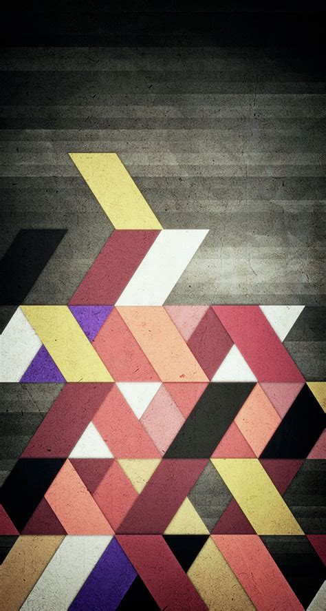 abstract shapes geometric  iphone wallpapers