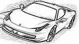 Ferrari Coloring 458 Italia Pages F40 Choose Board Adult Cars sketch template