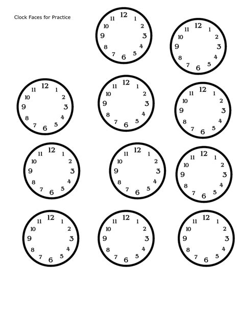 blank clock faces cc  cycles pinterest blank clock math