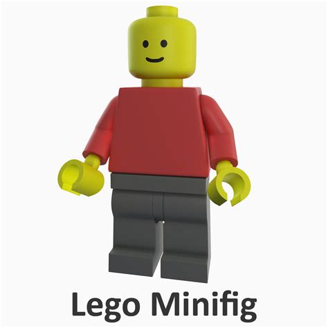 lego minifig  model max obj fbx cd cgtradercom