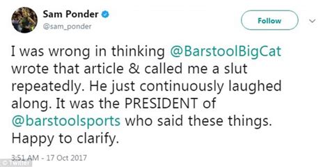 Sam Ponder Calls Out Sexist History Of Barstool Sports