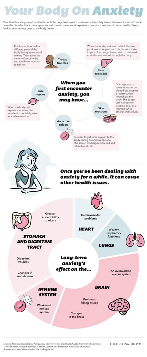 this is your body on anxiety infographic mindbodygreen