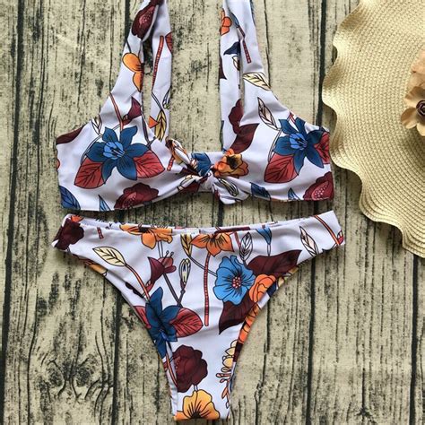 2018 new women bikini chest bow knot brazilian swimwear lady s bikinis