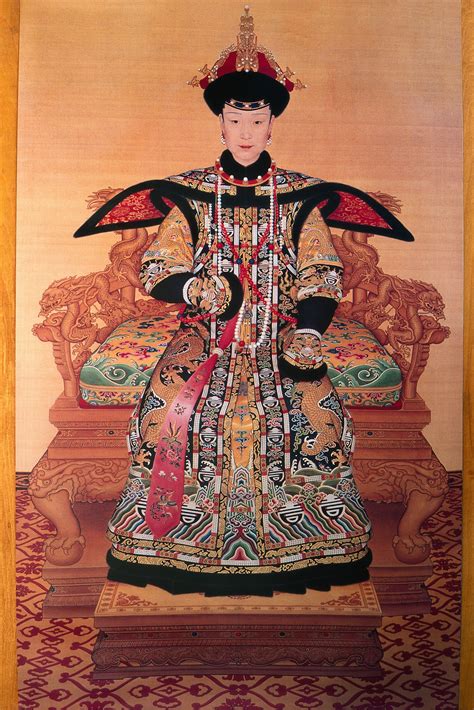 empress xiaoxian manchuqing dynasty antikes china kunst illustration