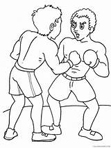 Boxing Coloring Coloring4free Boys Pages Printable Related Posts sketch template