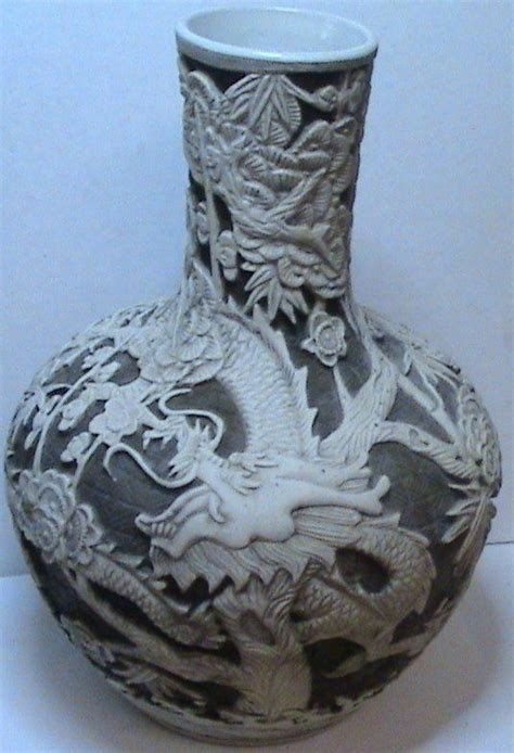 chinese carved vase c1890 chinese antiques carving vase