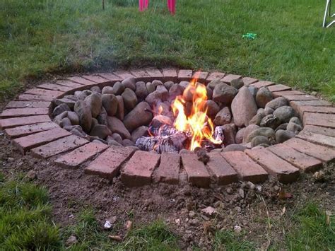 outdoor brick fire pit designs fireplace design ideas backyard
