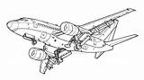 Boeing 737 Urus Cessna Kleurplaten A380 Downloaden Uitprinten sketch template