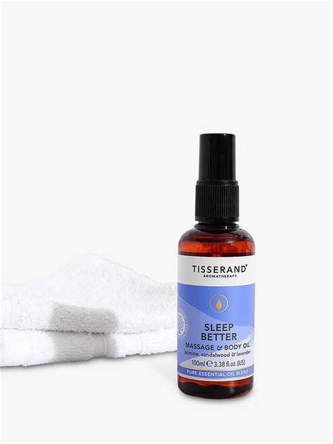 tisserand aromatherapy sleep better massage and body oil
