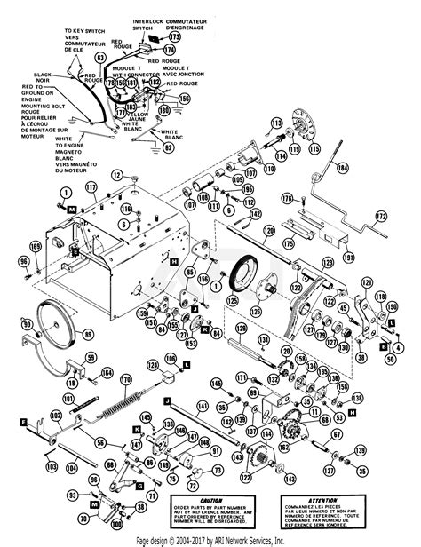 ariens    st hp tec  blower parts diagram  drive train