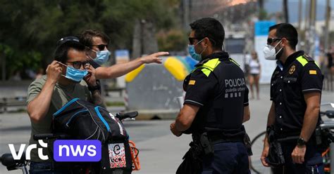 inwoners barcelona opgeroepen om thuis te blijven belgie  reisadvies aan code oranje voor
