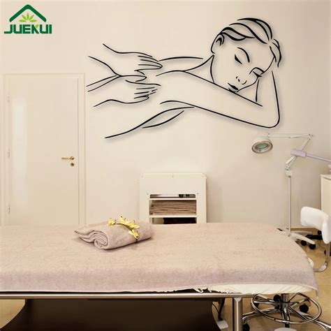 massage therapy spa relax beauty salon wall art sticker vinyl wall