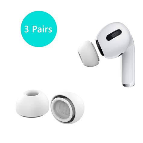 compatible  airpods pro tips replacement ear tips soft silicone headphone eartips