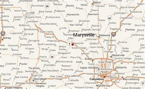 marysville map travelsfinderscom