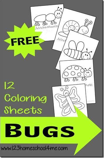 bug coloring sheets