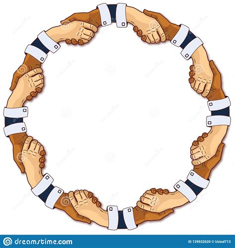 shaking hands   circle stock vector illustration  graduation