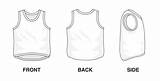 Crop Illustrations Blank Vector Fill Fashion Stock Isolated Object Stylish Wear Clothes Front Back Clip sketch template