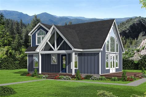 computer rendering   small house plans